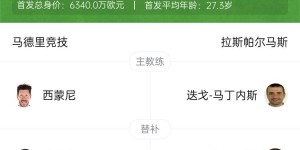 【大发体育】马竞vs拉斯帕尔马斯首发：格子、阿尔瓦雷斯先发，小西蒙尼登场，大发助力你的致富之路！