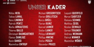 【大发体育】阿拉巴伤缺！奥地利欧洲杯29人名单：阿瑙、莱默尔、萨比策在列，大发助力你的致富之路！