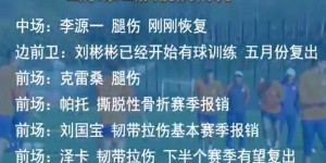 【大发体育】伤兵满营！泰山官方表示帕托遭遇骨折，泰山伤病名单多达14人，大发助力你的致富之路！