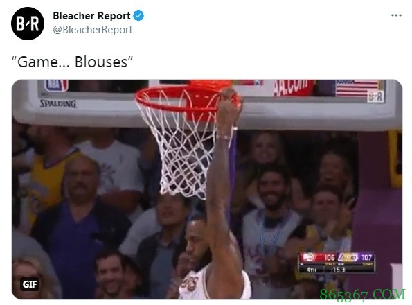 ?说球解字：女式衬衫？詹姆斯说的“Game blouses”啥意思？