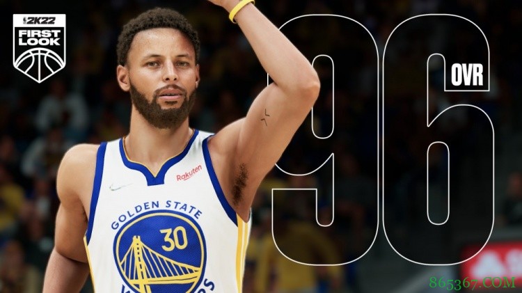 《NBA2K22》公布库里能力值：96