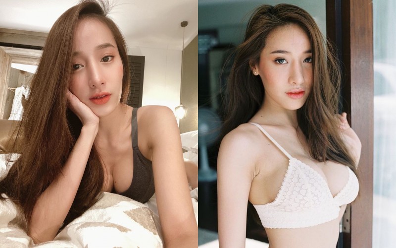 太大包不住！學霸正妹「PICHANA YOOSUK」上衣崩壞　白嫩「渾圓北半球」胸猛彈出