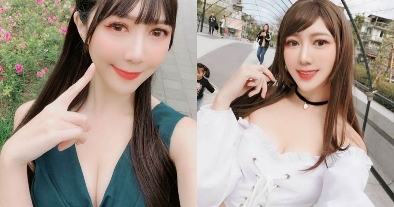 外拍正妹「彭琁 Irene.P」路上誘惑自拍，「雪白嫩乳」瞬間成性感焦點！