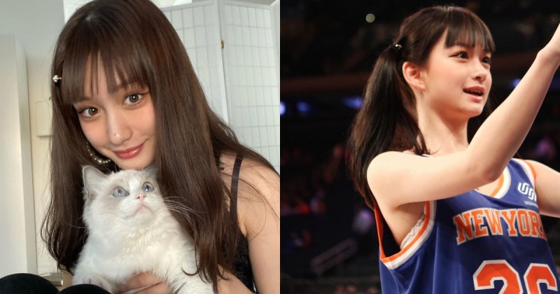 大眼美少女susan看nba被導播看中，空靈清純「混血感美貌」看一眼就難以忘懷！